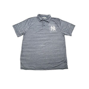 NEW YORK YANKEES Baseball MLB Men's Large  Polo Short Sleeve Shirt, True Fan